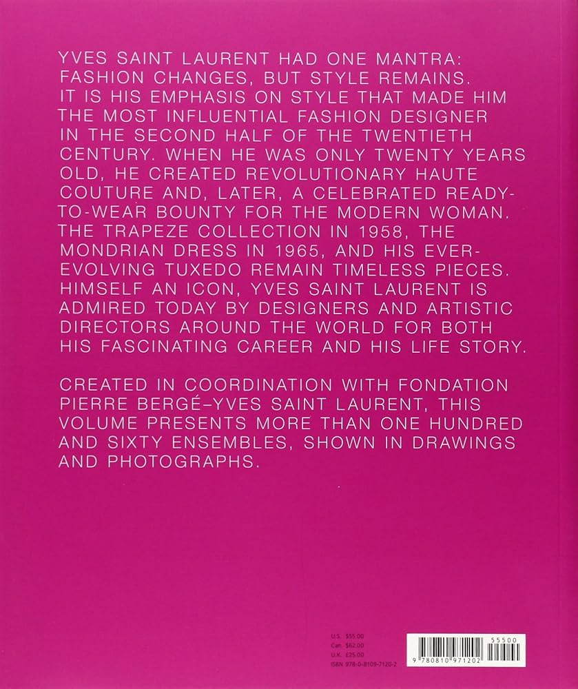 アート・デザイン・音楽 Yves Saint Laurent  Harry N. Abrams Yves Saint Laurent and Art | Thames & Hudson Australia & New